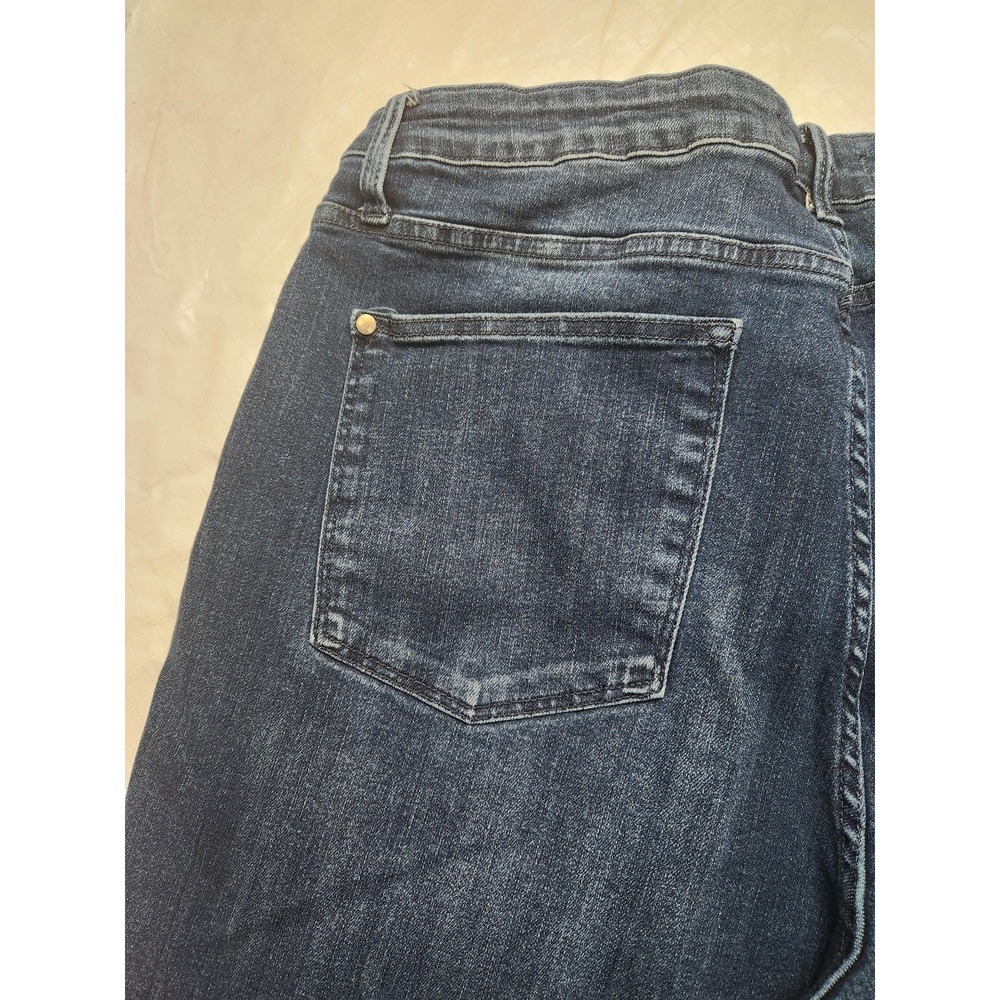 Judy Blue Jeans Womens 22W Blue Straight Leg High Rise Stretch Dark Wash Denim - Picture 13 of 13